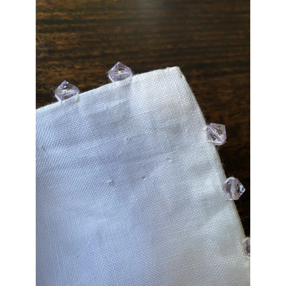 Pottery Barn 2 Placemats White Cotton Double Sided19